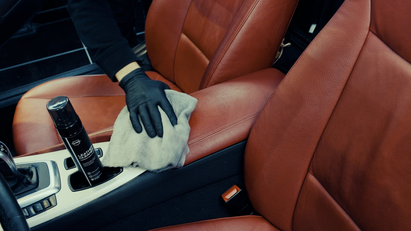 Nasiol Lederpflege Lederreiniger Set-5 Teilig Leather Kit Reiniger Conditioner Duft Leder Set