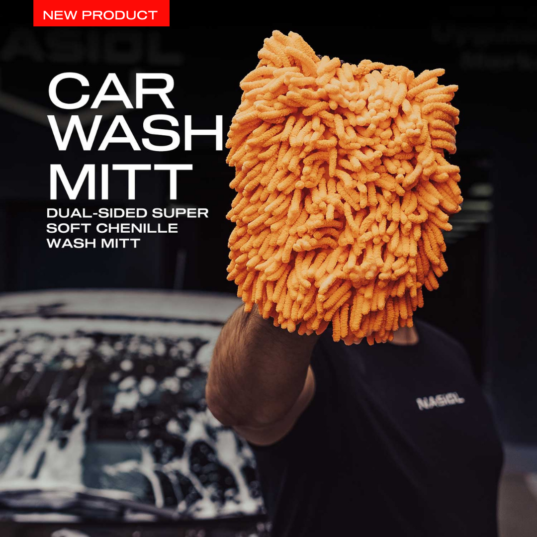 Nasiol Premium Auto-Waschhandschuh – Doppelseitig & ultraweich aus Chenille