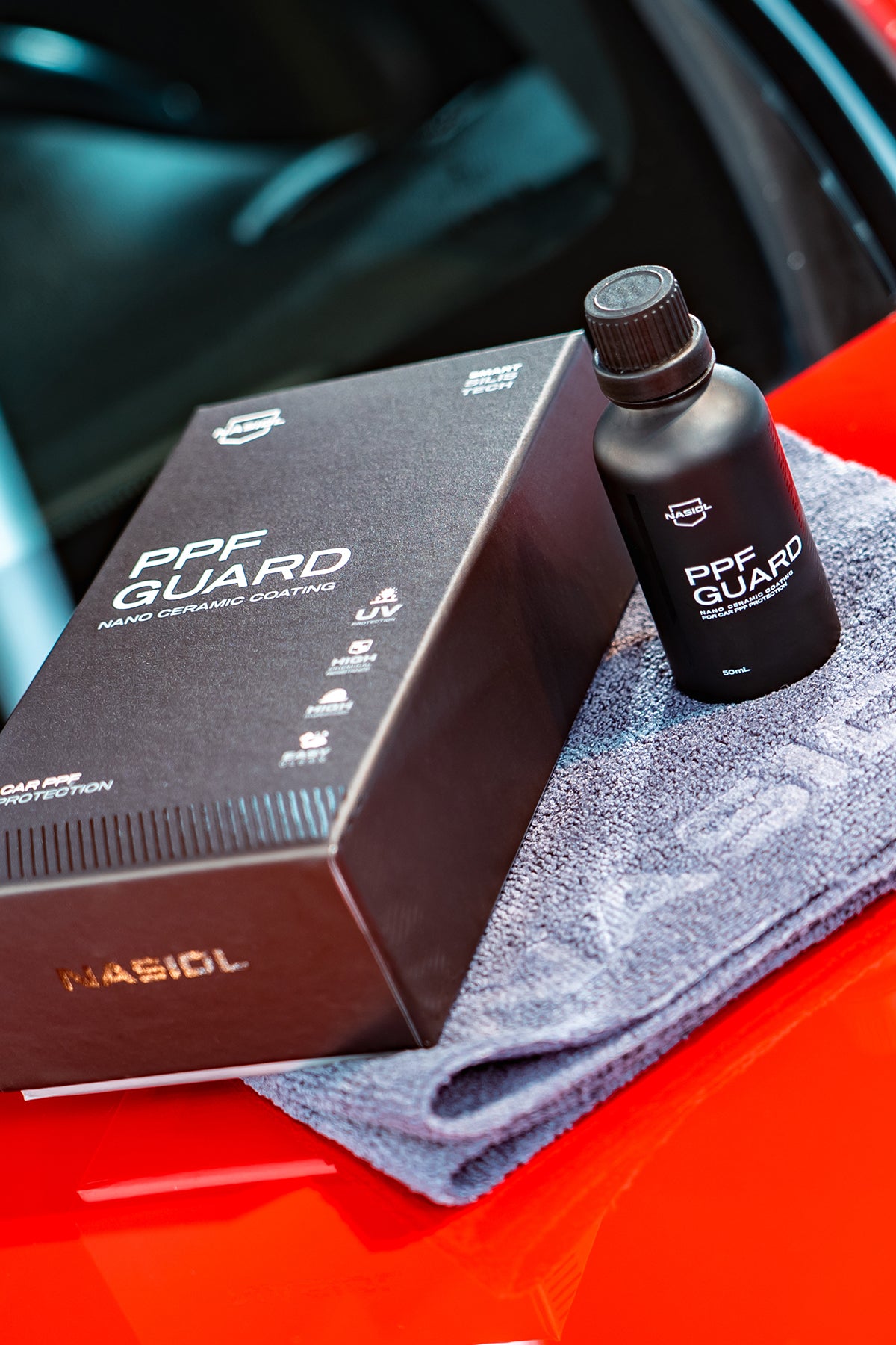 Nasiol PPF Guard – Nano-Keramik-Beschichtung für ultimativen Lack- und Folienschutz - 50 mL