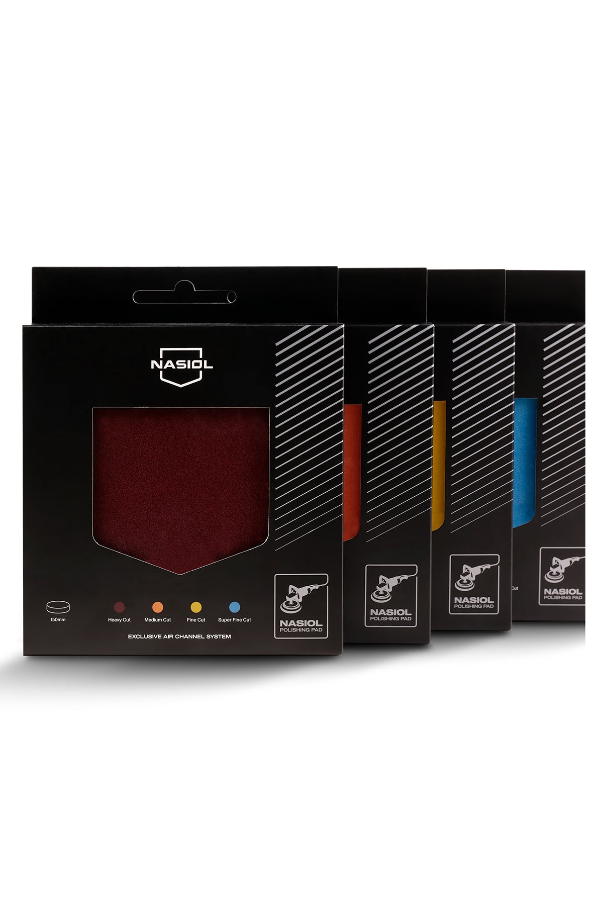 Nasiol Polierpad - Medium Cut Polierschwamm - 150 mm