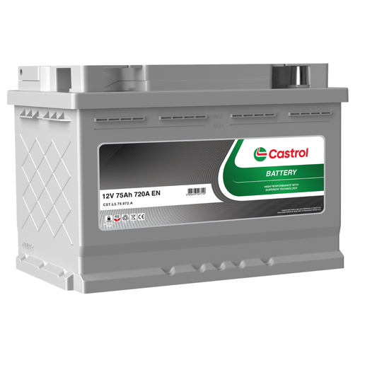 Castrol 12V 75 Ah Autobatterie Starterbatterie ersetzt 70Ah 72Ah 74Ah 77Ah 80Ah