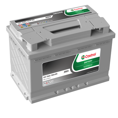 Castrol 12V 75 Ah Autobatterie Starterbatterie ersetzt 70Ah 72Ah 74Ah 77Ah 80Ah