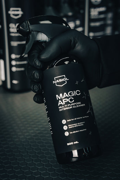 Nasiol Auto Innenraum Pflege Set - 5 Teilig Reinigungs- & Schutzbundle für Cockpit, Kunststoff & Textilien