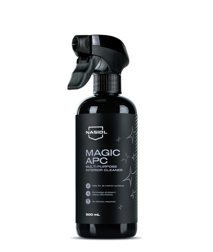 Nasiol Auto Innenraum Pflege Set - 5 Teilig Reinigungs- & Schutzbundle für Cockpit, Kunststoff & Textilien