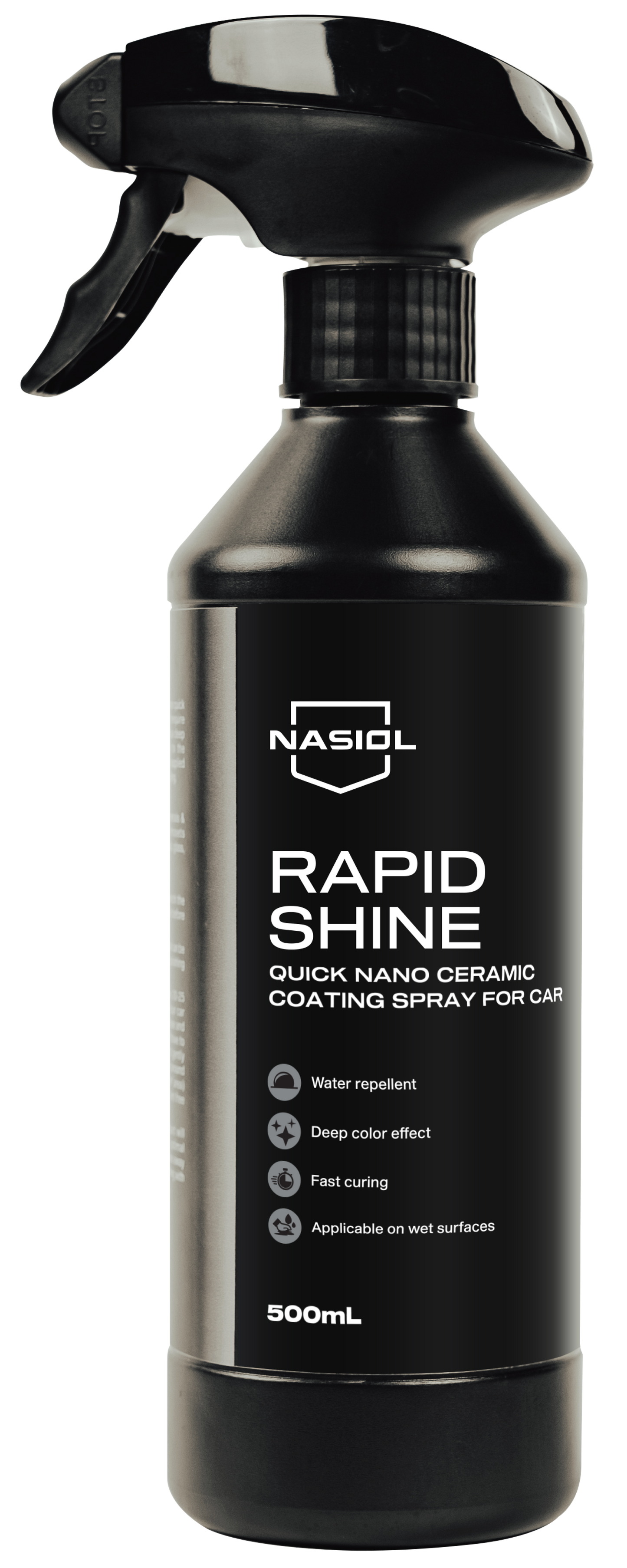 Nasiol RAPIDSHINE - Schnelles Nano-Keramik- Beschichtungsspray - 500 mL