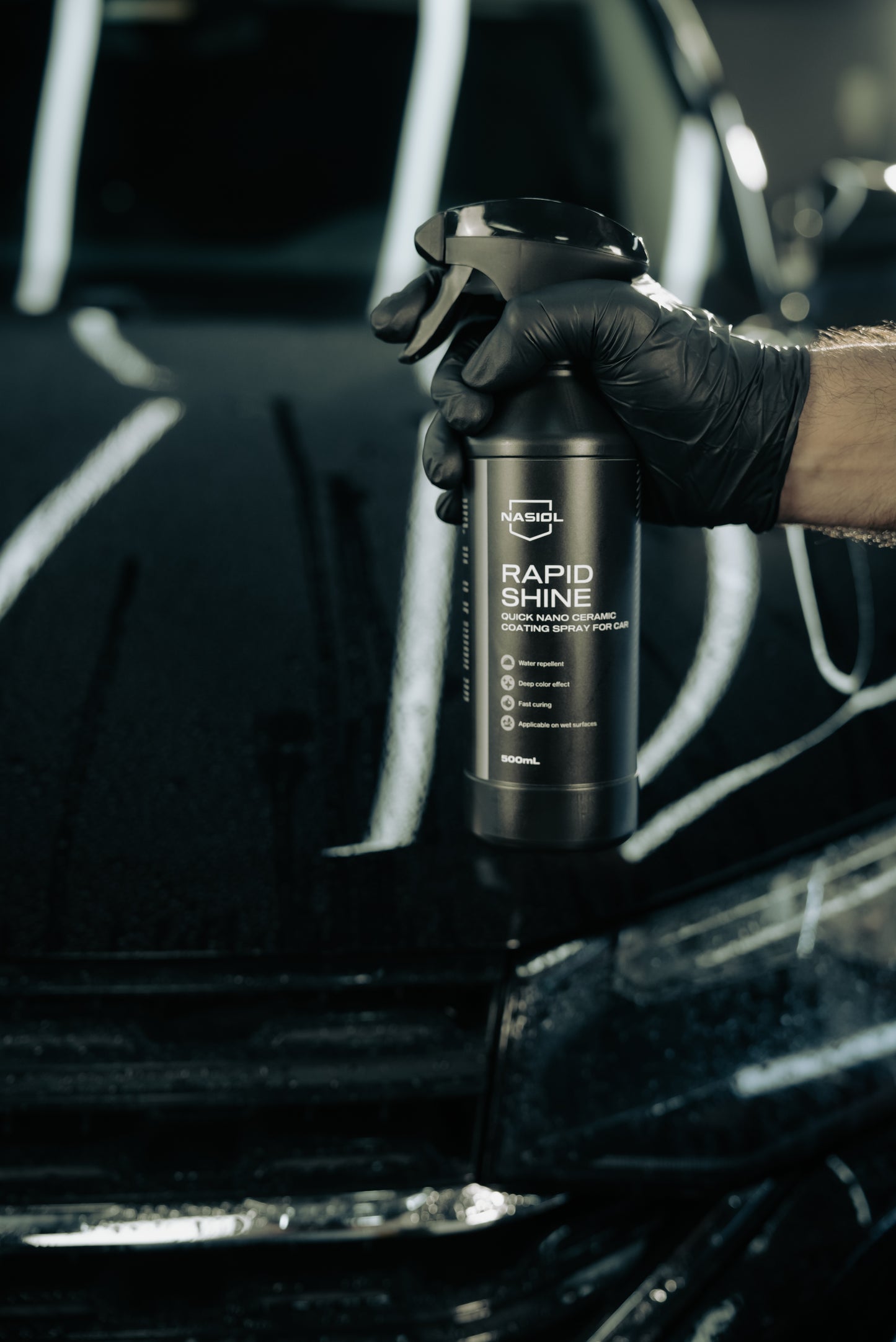 Nasiol RAPIDSHINE - Schnelles Nano-Keramik- Beschichtungsspray - 500 mL