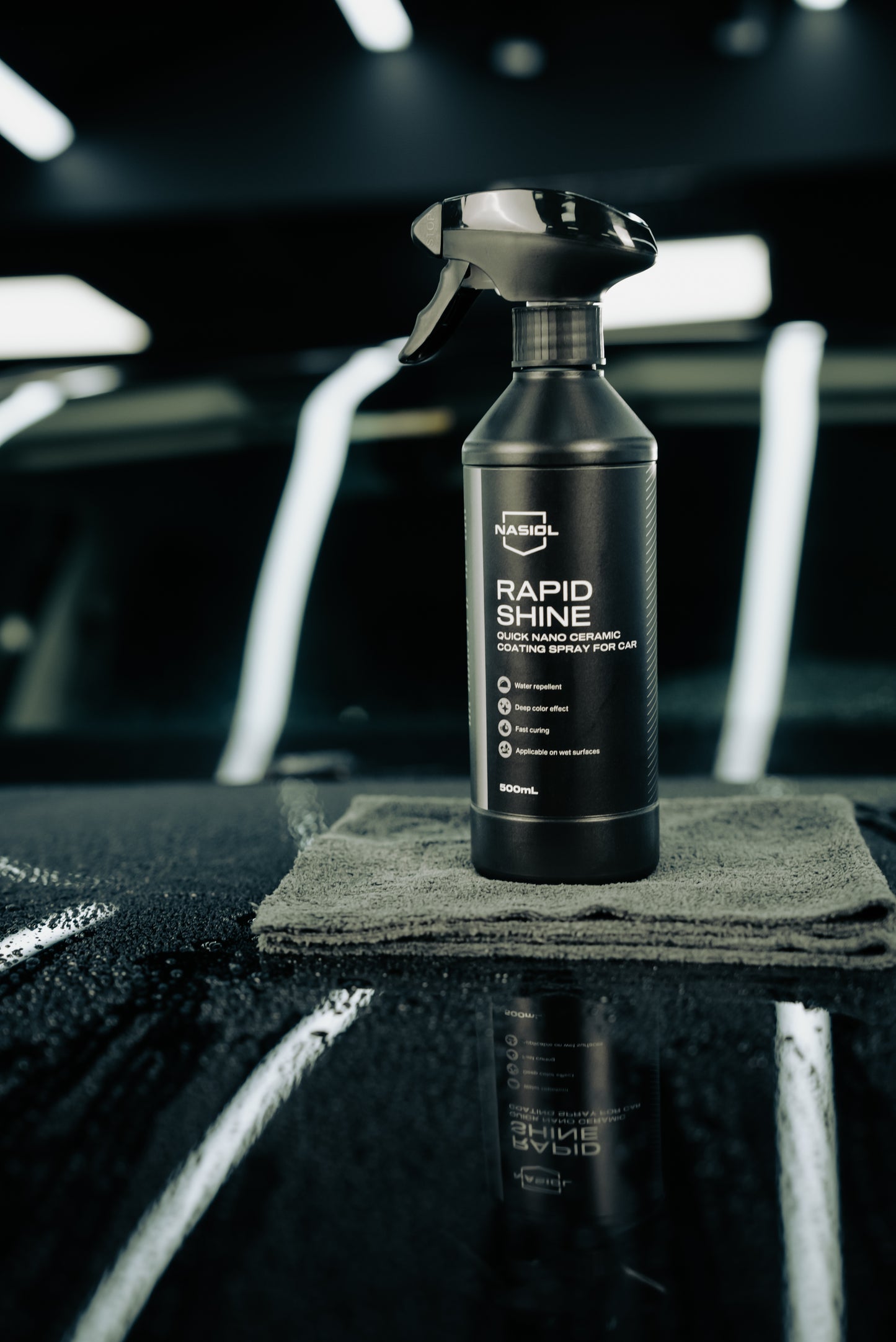 Nasiol RAPIDSHINE - Schnelles Nano-Keramik- Beschichtungsspray - 500 mL