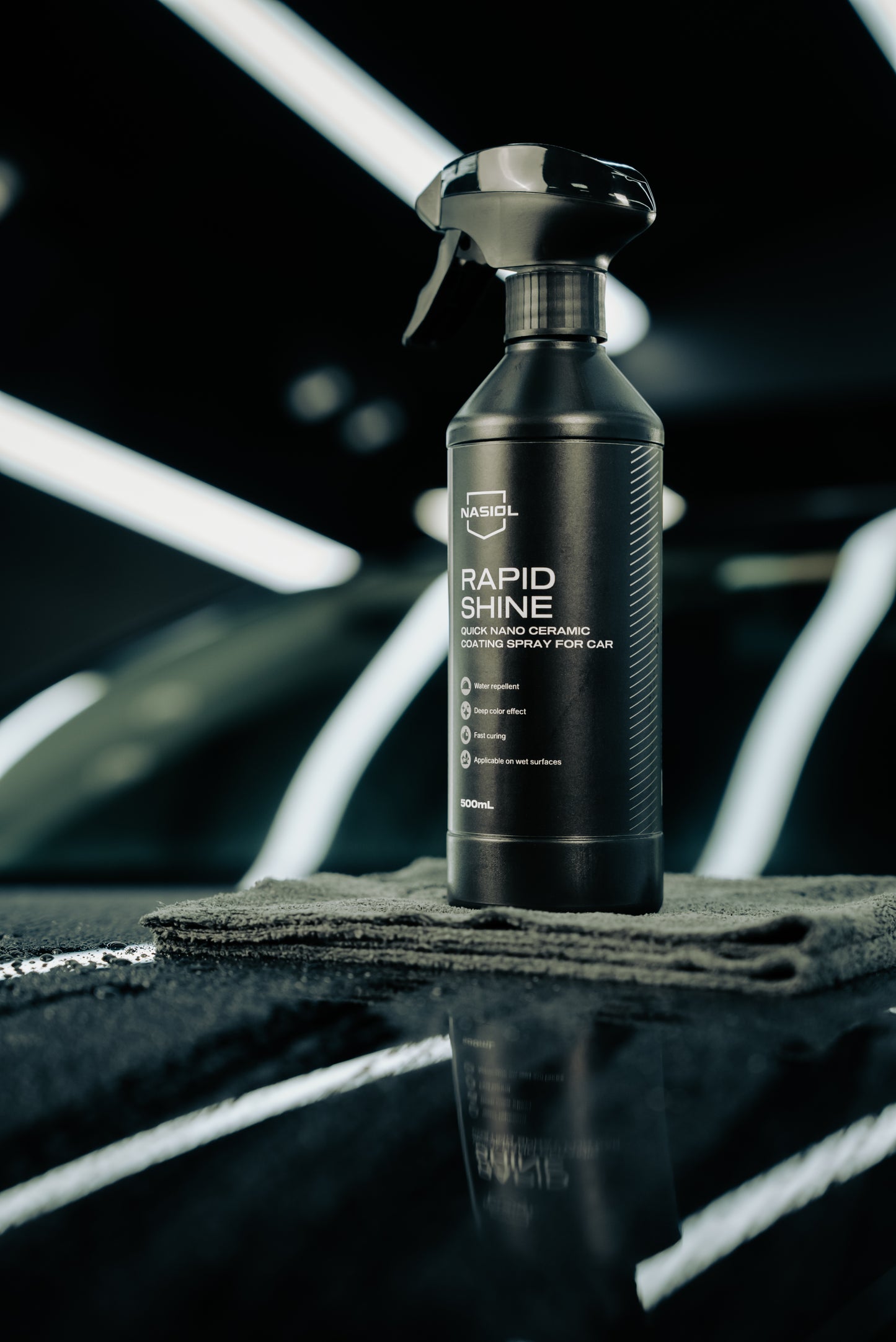 Nasiol RAPIDSHINE - Schnelles Nano-Keramik- Beschichtungsspray - 500 mL