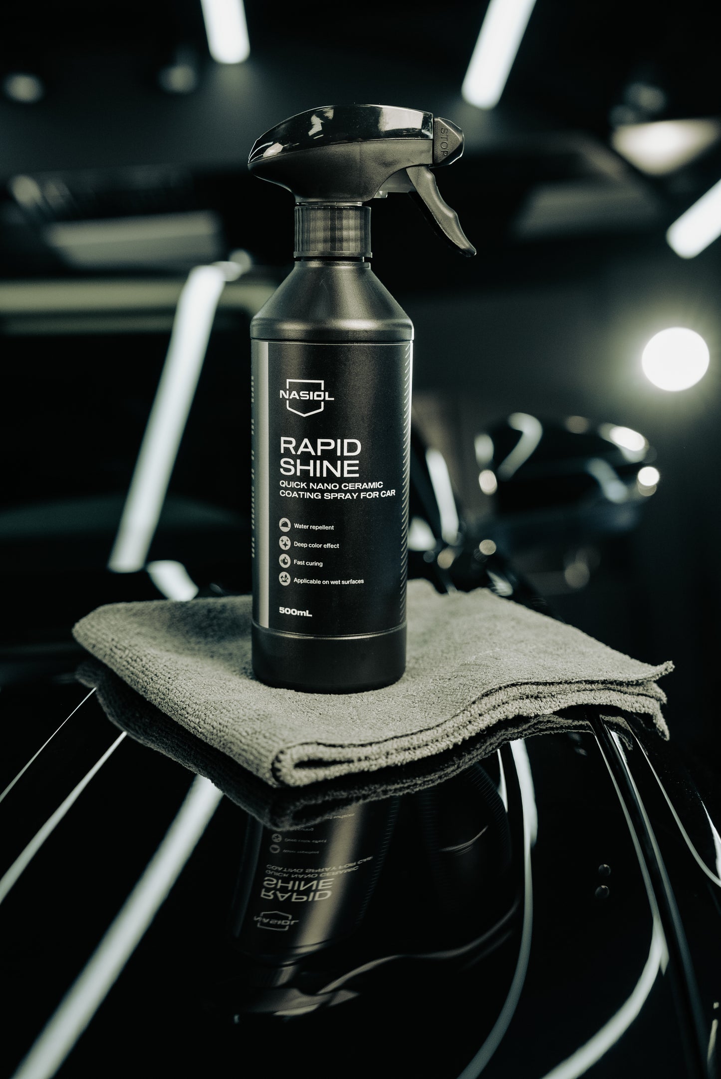 Nasiol RAPIDSHINE - Schnelles Nano-Keramik- Beschichtungsspray - 500 mL