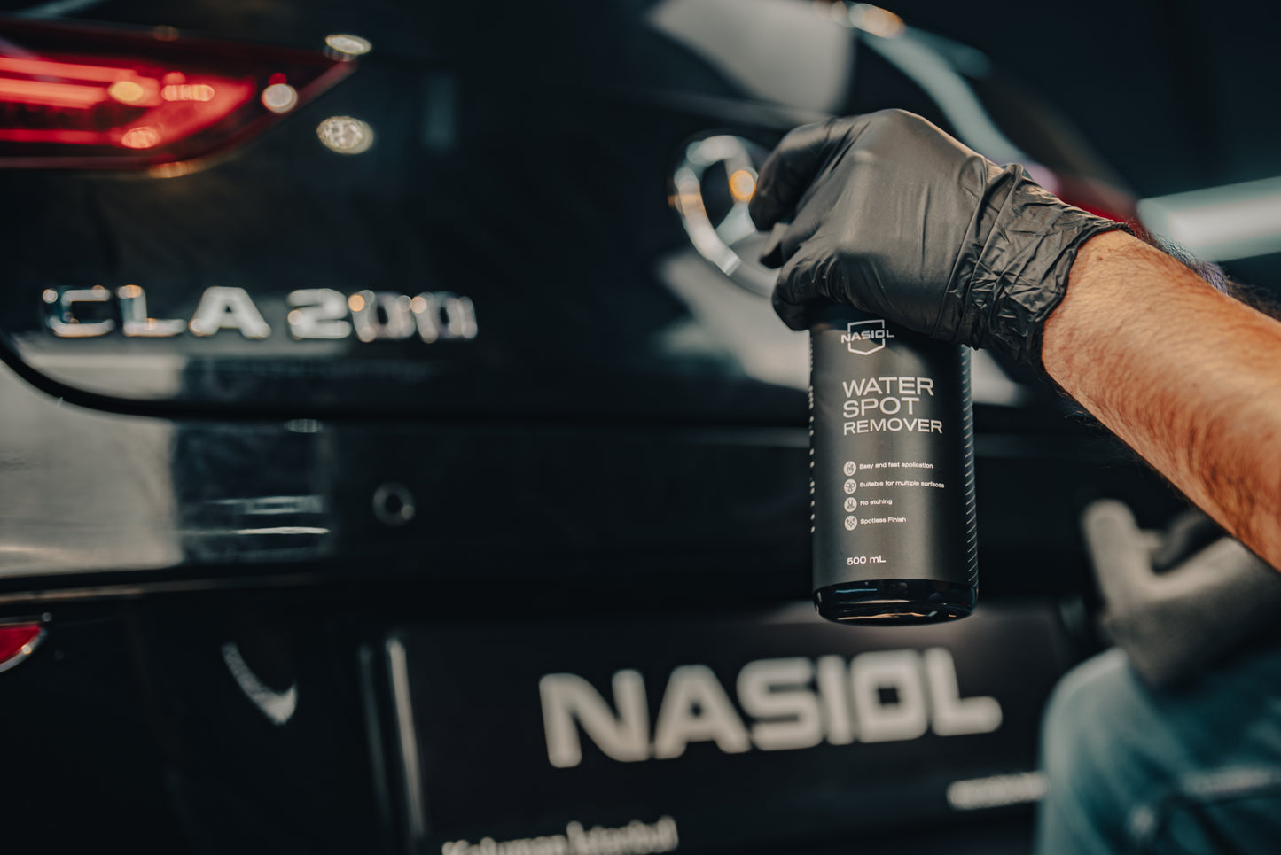 Nasiol Water Spot Remover Wasserflecken Entferner (500 ml)  Effektive Entfernung von Wasserflecken, Salzrückständen & Mineralablagerungen – ohne Polieren