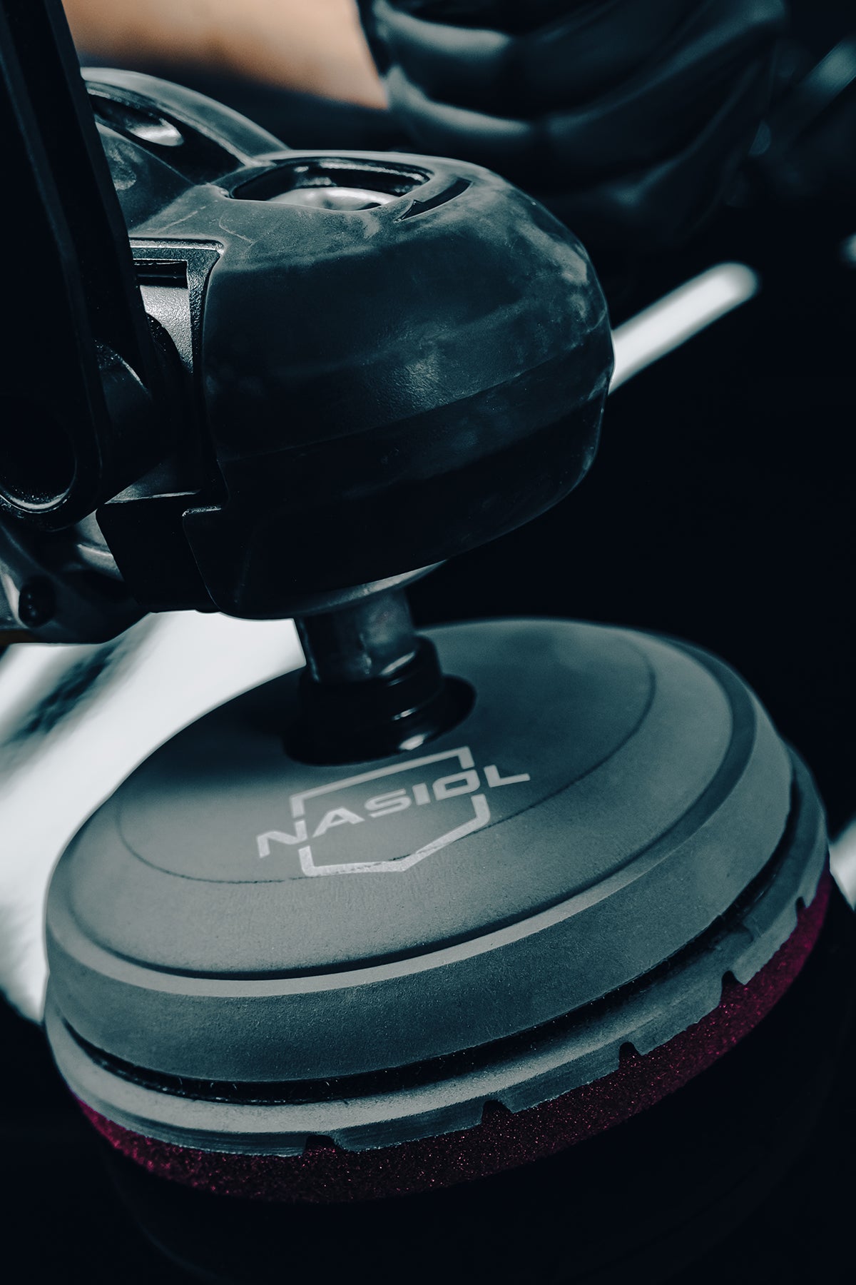 Nasiol Velcro Backing Plate – Klett-Stützteller mit Air Channel System (125–145 mm)  Hitzebeständiger Premium-Stützteller für professionelle Polierarbeiten