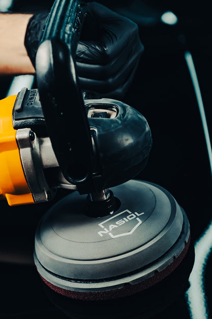 Nasiol Velcro Backing Plate – Klett-Stützteller mit Air Channel System (125–145 mm)  Hitzebeständiger Premium-Stützteller für professionelle Polierarbeiten