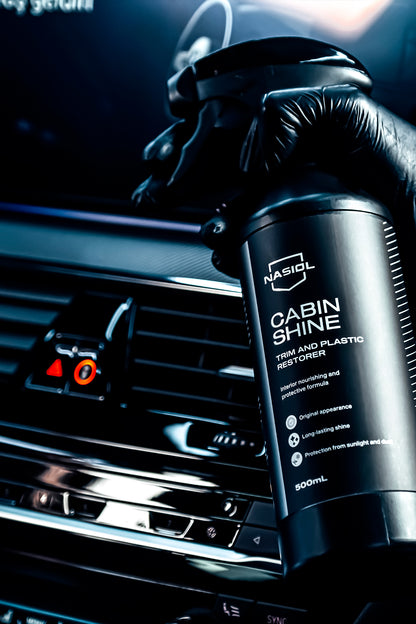 Nasiol CABINSHINE - Kunststoff- & Zierleisten-Auffrischer - 500 mL