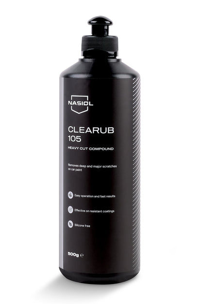 Nasiol CleaRub 105 – Heavy Cut Politur - 500g
