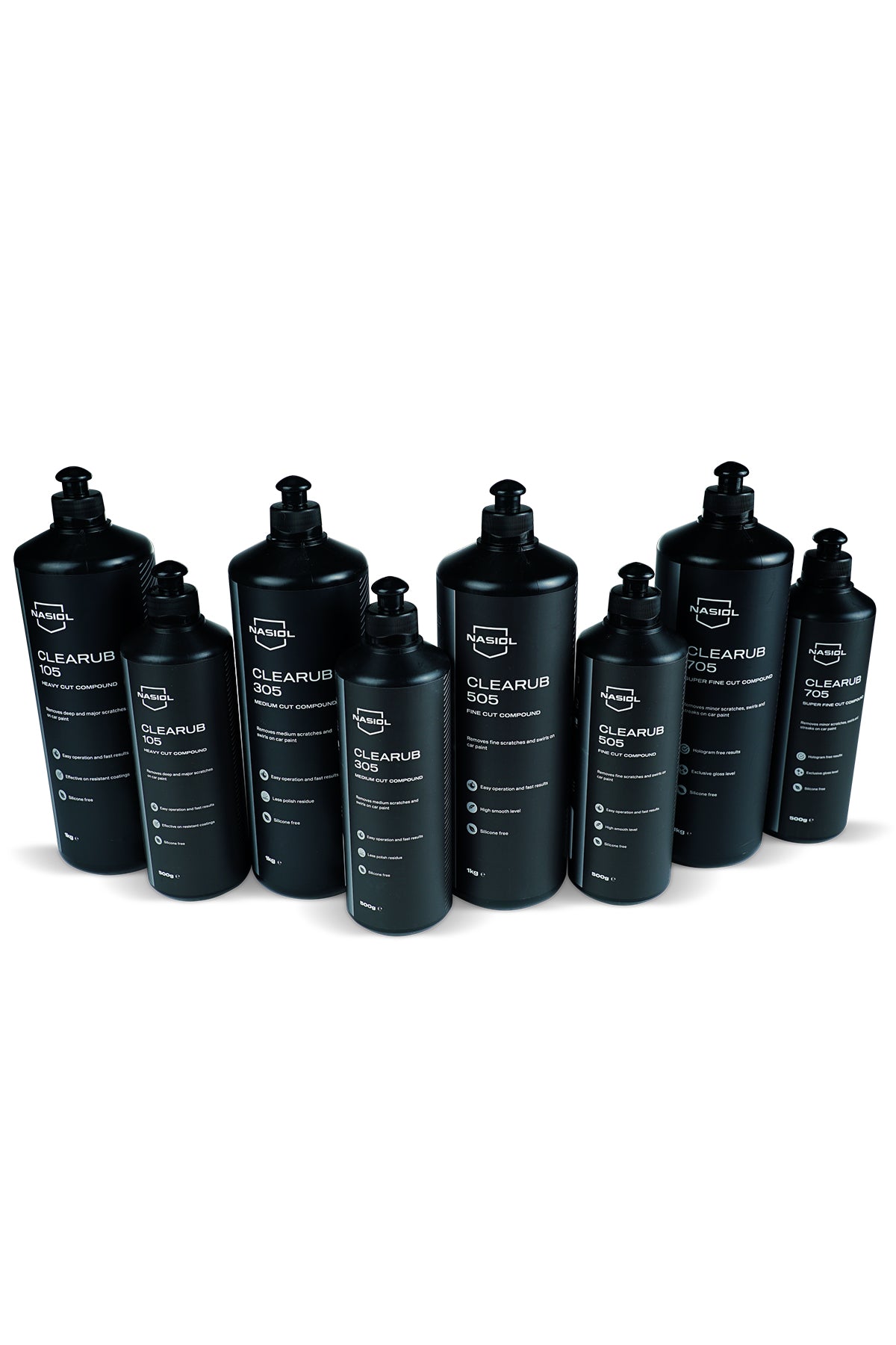 Nasiol CleaRub 105 – Heavy Cut Politur - 500g