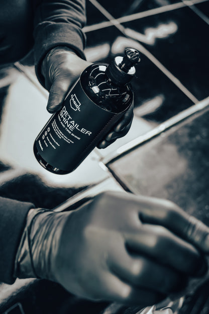 Nasiol DetailerShine - Gummi Reifen Pflege Auffrischer mit Nano Abperleffekt - 500 ml