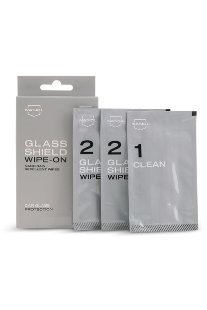 Nasiol GlassShield Wipe-On Tücher – Nano-Regen- und Schmutzschutz für Autoscheiben