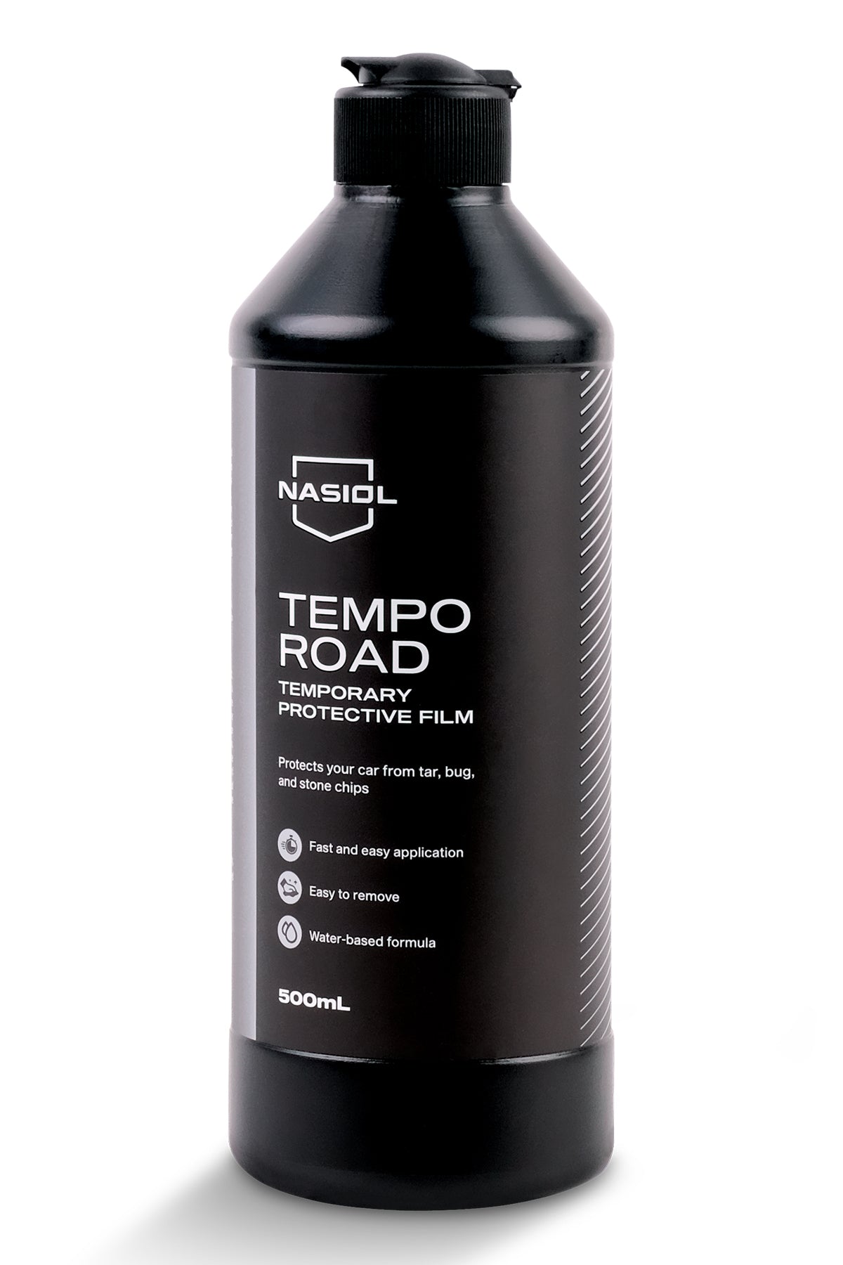 Nasiol TEMPO ROAD – Abziehbare Schutzfolie für Fahrzeuge - Temporäre Lackschutzfolie - 500 mL