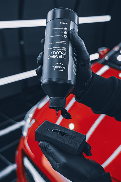 Nasiol TEMPO ROAD – Abziehbare Schutzfolie für Fahrzeuge - Temporäre Lackschutzfolie - 500 mL