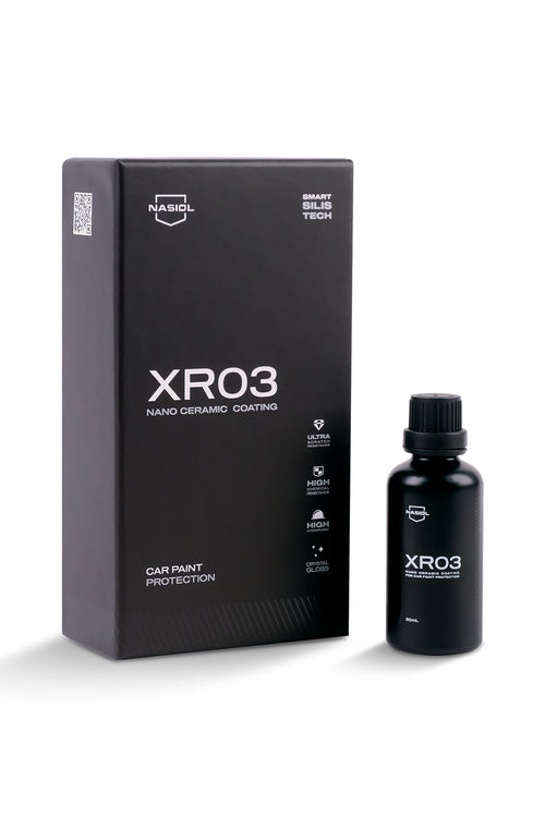 Nasiol XR03 50 ml Set – Premium Nano Keramik­versiegelung für Lack, Leuchten & Zierleisten